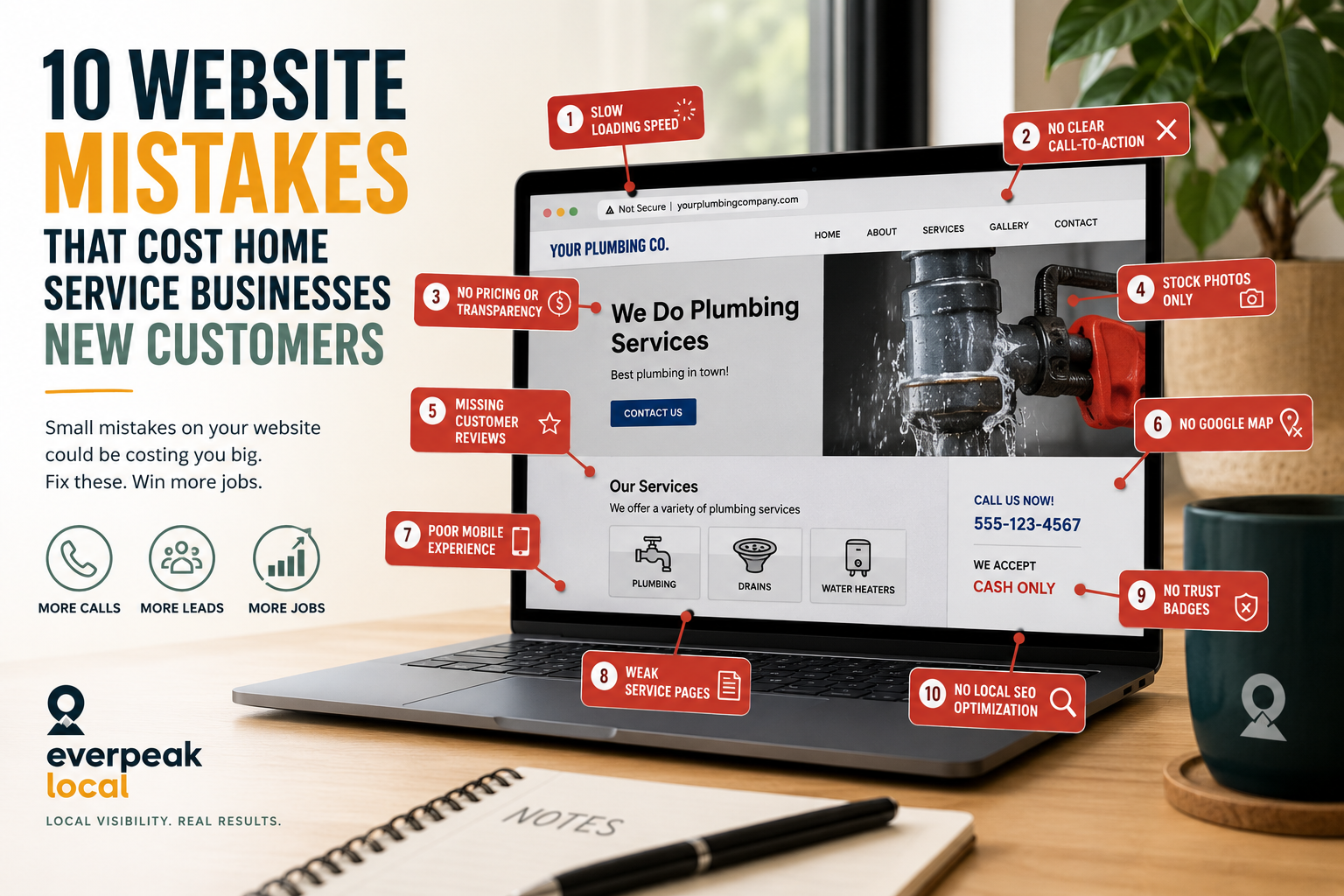 10 Website Mistakes That Cost Home Service Businesses New Customers
