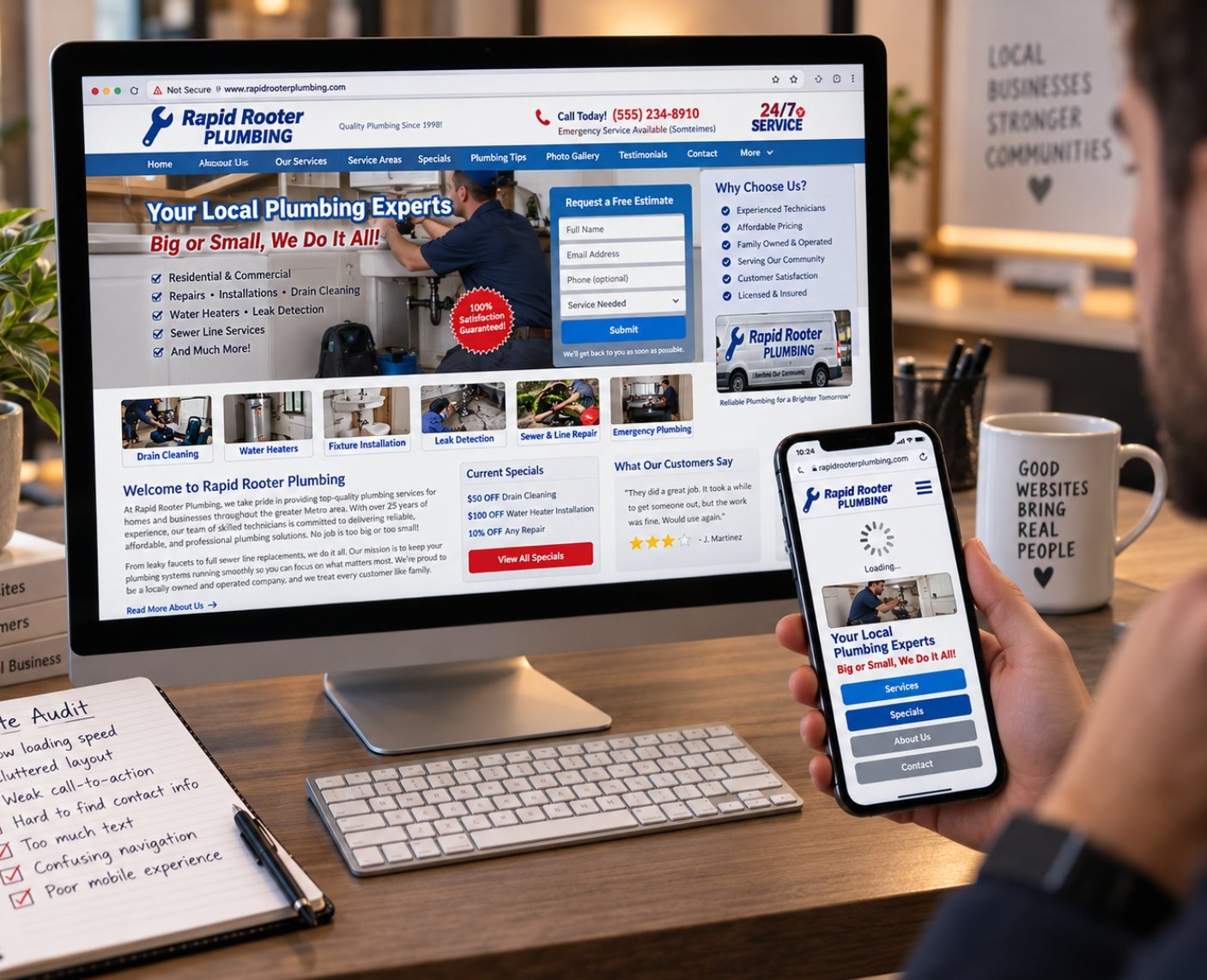 7 Website Mistakes That Could Be Costing Your Business Customers Your website might look fine and still be losing leads